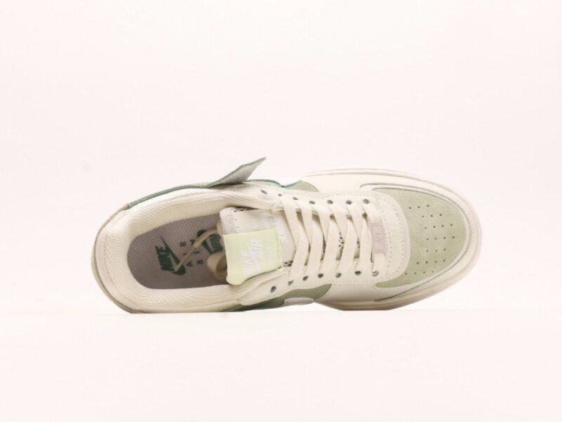 【AT2775】NIKE WMNS Air Force 1 Shadowの新しいガールズ系デコンストラクションデザイン マカロンエアフォース1号軽量ハイトップカジュアルスニーカー