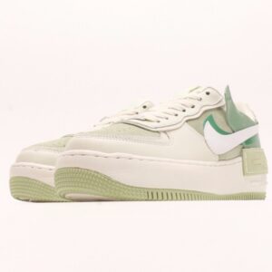【AT2775】NIKE WMNS Air Force 1 Shadowの新しいガールズ系デコンストラクションデザイン マカロンエアフォース1号軽量ハイトップカジュアルスニーカー