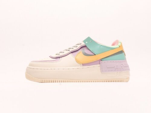 【AT2776】NIKE WMNS Air Force 1 Shadow新しいガーリー系解体主義デザイン マカロンエアフォース1軽量高底ローカット万能スニーカー