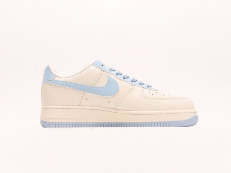 【AT2777】Supreme x Nike ストーンアイランド x Nike Nike Air Force 1'07 Low Supreme 石島コラボ-スカイブルー エアフォース1ローローカットカジュアルスニーカー