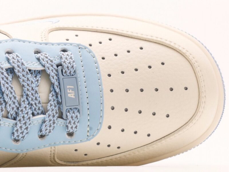 【AT2777】Supreme x Nike ストーンアイランド x Nike Nike Air Force 1'07 Low Supreme 石島コラボ-スカイブルー エアフォース1ローローカットカジュアルスニーカー
