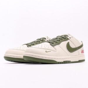 【AT2939】Nike SB Dunk Low x Supreme 石島コラボ ミントグリーン色の星柄 限定版 ローカットカジュアルスニーカー