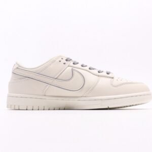【AT2940】Nike SB Dunk Low x Supremeのコラボレーション - ホワイトグレーのスウッシュアニバーサリーハイエンドカスタムローカットカジュアルスニーカー