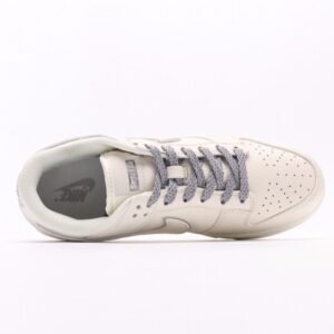【AT2940】Nike SB Dunk Low x Supremeのコラボレーション - ホワイトグレーのスウッシュアニバーサリーハイエンドカスタムローカットカジュアルスニーカー