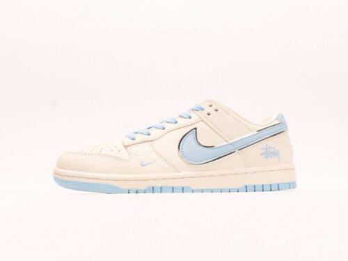 【AT2947】Stussy x Nike Dunk Lowの迷彩キャンバスは、伝統的な産業流れラインの制限を打破しようとする。