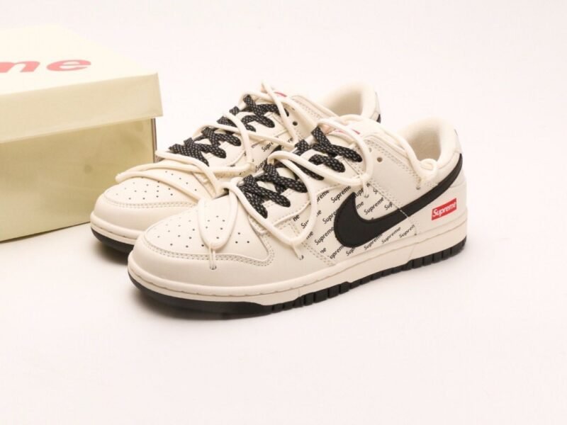 【AT2956】Nike Nk SB Dunk Low Supremeコラボ-スターナイトブラック刻印　周年高級カスタム　ローカットカジュアルシューズ