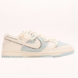 【AT2957】Nike SB Dunk Low Supremeコラボ-アイスブルーの刻印付き、記念日用のハイエンドカスタムローカットカジュアルスニーカー