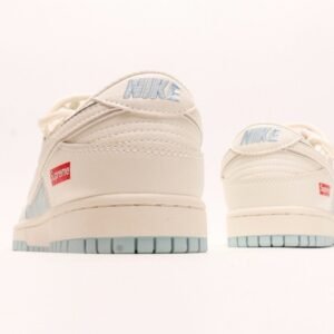 【AT2957】Nike SB Dunk Low Supremeコラボ-アイスブルーの刻印付き、記念日用のハイエンドカスタムローカットカジュアルスニーカー