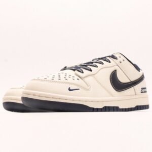 【AT2962】Nike SB Dunk Low Supremeコラボ-ネイビーキャンバス 記念のハイエンドカスタム ローカットカジュアルスニーカー
