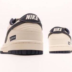 【AT2962】Nike SB Dunk Low Supremeコラボ-ネイビーキャンバス 記念のハイエンドカスタム ローカットカジュアルスニーカー