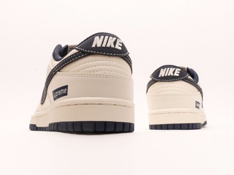 【AT2962】Nike SB Dunk Low Supremeコラボ-ネイビーキャンバス 記念のハイエンドカスタム ローカットカジュアルスニーカー
