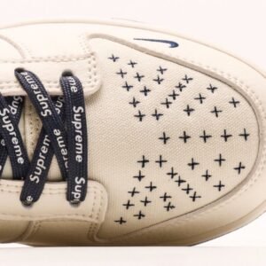 【AT2962】Nike SB Dunk Low Supremeコラボ-ネイビーキャンバス 記念のハイエンドカスタム ローカットカジュアルスニーカー