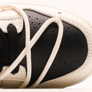 【AT2963】Nike SB Dunk Low Supremeコラボ- ホワイトブラック刻印 アニバーサリー上質カスタム ローカットカジュアルスニーカー
