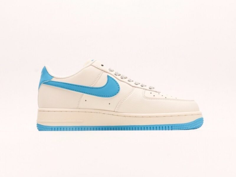 【AT2964】Supreme x Nk Air Force 1'07 Lowコラボレーション湖水青色エアフォース1ローカットカジュアルスニーカー