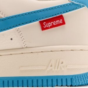【AT2964】Supreme x Nk Air Force 1'07 Lowコラボレーション湖水青色エアフォース1ローカットカジュアルスニーカー