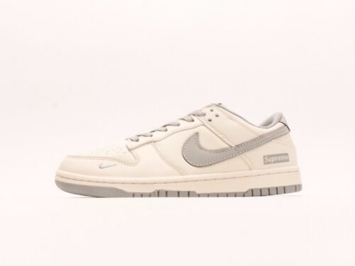 【AT2965】Nike SB Dunk Low Supremeのコラボ-グレーキャンバスアニバーサリーカスタムハイエンドローカットレジャースニーカー