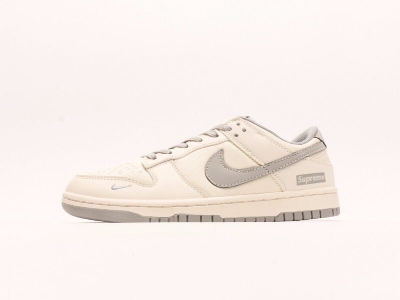 【AT2965】Nike SB Dunk Low Supremeのコラボ-グレーキャンバスアニバーサリーカスタムハイエンドローカットレジャースニーカー