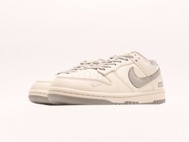 【AT2965】Nike SB Dunk Low Supremeのコラボ-グレーキャンバスアニバーサリーカスタムハイエンドローカットレジャースニーカー