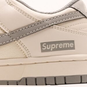 【AT2965】Nike SB Dunk Low Supremeのコラボ-グレーキャンバスアニバーサリーカスタムハイエンドローカットレジャースニーカー