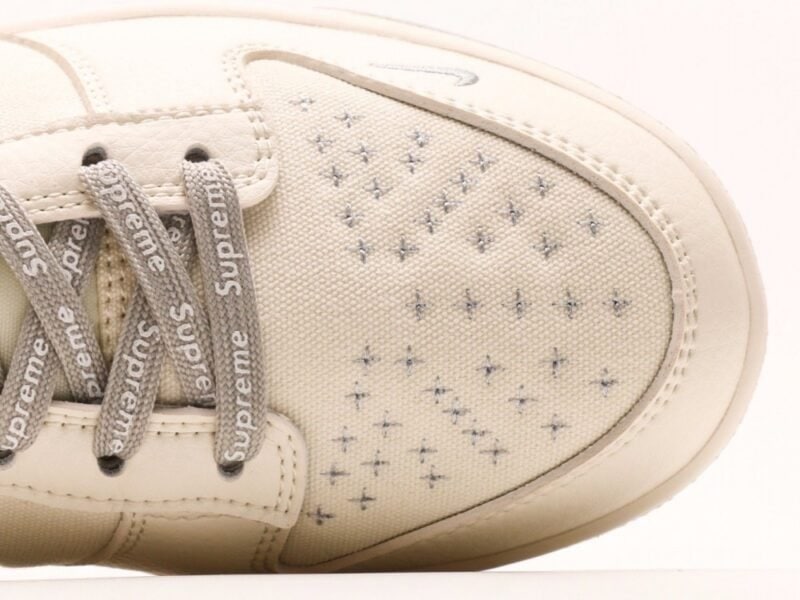 【AT2965】Nike SB Dunk Low Supremeのコラボ-グレーキャンバスアニバーサリーカスタムハイエンドローカットレジャースニーカー