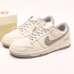 【AT2965】Nike SB Dunk Low Supremeのコラボ-グレーキャンバスアニバーサリーカスタムハイエンドローカットレジャースニーカー