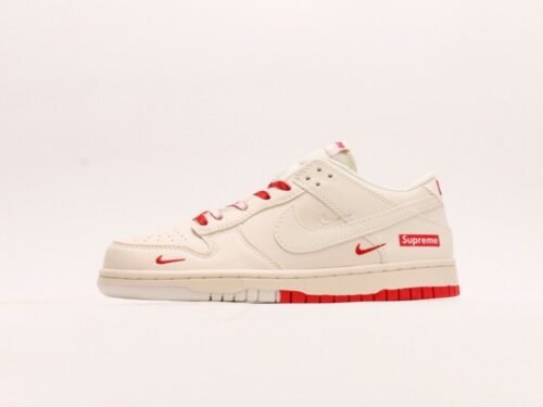 【AT2968】Nike x SupremeのNike SB Dunk Low Supremeコラボレーションローカットカジュアルスポーツスケートボードシューズ