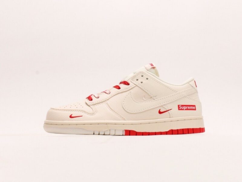 【AT2968】Nike x SupremeのNike SB Dunk Low Supremeコラボレーションローカットカジュアルスポーツスケートボードシューズ