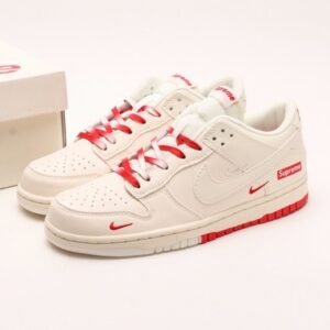 【AT2968】Nike x SupremeのNike SB Dunk Low Supremeコラボレーションローカットカジュアルスポーツスケートボードシューズ