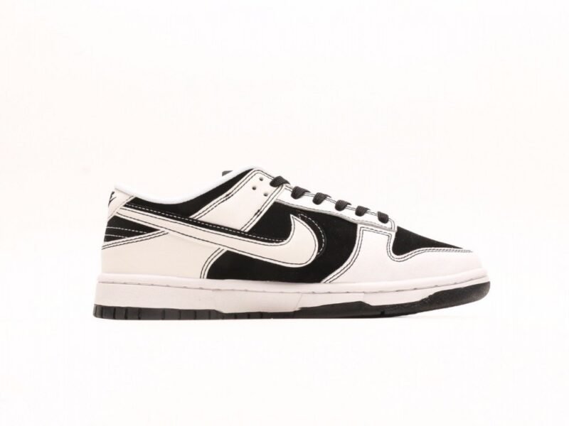 【AT2973】Nike x Supreme Nike SB Dunk Low Supremeコラボ- 反転ブラックホワイトチェック アニバーサリーハイエンドカスタム ローカットカジュアルスニーカー