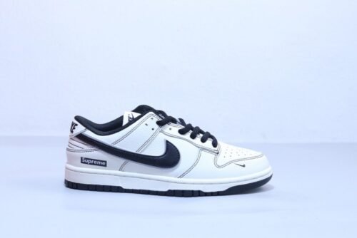 【AT2985】Nike x supreme Nike SB Dunk Low Pro ヴィンテージロートップ カジュアルスポーツスケートボードシューズブラックホワイト supreme