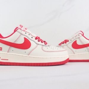 【AT3002】Nike x Supreme Nike Air Force 1 ′07 x Supremeコラボレーション ナイキ エア フォース1 ローカットスニーカー 牛革素材