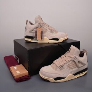 【AT3087】ウィメンズ エアジョーダン 4 x A Ma Maniére フォッシルストーン Air Jordan 4 Retro x A Ma Maniére Fossil Stone 限定版スニーカー発売！品番: FZ4810-200