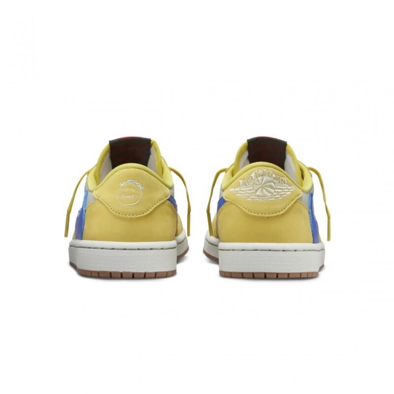 【AT3089】Travis Scott × Nike WMNS Air Jordan 1 Retro Low OG "Canary" トラヴィス・スコット × ナイキ ウィメンズ エアジョーダン1 レトロ ロー OG "カナリー" 品番: DZ4137-700