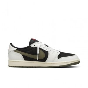 【AT3090】NIKE（ナイキ）×トラビス・スコット AIR JORDAN 1 LOW OG Medium Oliveは、トラビス・スコットとのコラボレーションスニーカーです DZ4137-106