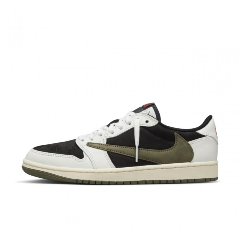 【AT3090】NIKE（ナイキ）×トラビス・スコット AIR JORDAN 1 LOW OG Medium Oliveは、トラビス・スコットとのコラボレーションスニーカーです DZ4137-106
