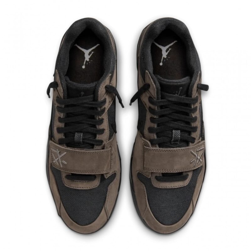 【AT3092】Nike ナイキ Jordan x Travis Scott Jumpman Jack TR Black and Dark Mocha トラヴィススコット × ナイキ ジョーダン ジャンプマンジャック ブラック アンド ダークモカ FZ8117-204