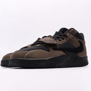 【AT3092】Nike ナイキ Jordan x Travis Scott Jumpman Jack TR Black and Dark Mocha トラヴィススコット × ナイキ ジョーダン ジャンプマンジャック ブラック アンド ダークモカ FZ8117-204