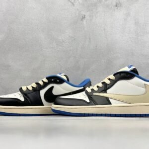 【AT3094】Travis Scott × Fragment × Nike Air Jordan 1 Low OG SP "Military Blue" トラヴィス・スコット × フラグメント × ナイキ エアジョーダン1 ロー OG SP "ミリタリー ブルー" DM7866-140