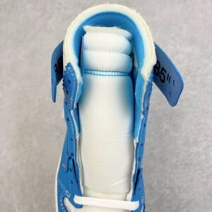 【AT3098】NIKE（ナイキ）× OFF-WHITE AIR JORDAN 1 POWDER BLUE UNC AQ0818-148 オフホワイト エアジョーダン1 パウダーブルー ハイカットスニーカー ホワイト/ブルー ブルー AQ0818-148