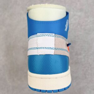【AT3098】NIKE（ナイキ）× OFF-WHITE AIR JORDAN 1 POWDER BLUE UNC AQ0818-148 オフホワイト エアジョーダン1 パウダーブルー ハイカットスニーカー ホワイト/ブルー ブルー AQ0818-148
