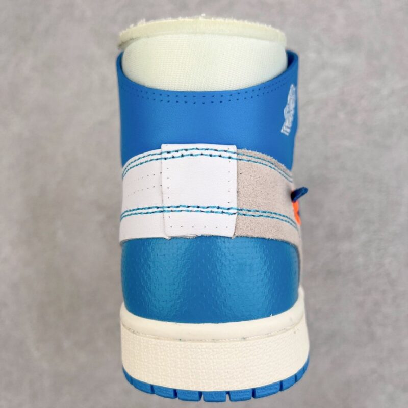【AT3098】NIKE（ナイキ）× OFF-WHITE AIR JORDAN 1 POWDER BLUE UNC AQ0818-148 オフホワイト エアジョーダン1 パウダーブルー ハイカットスニーカー ホワイト/ブルー ブルー AQ0818-148