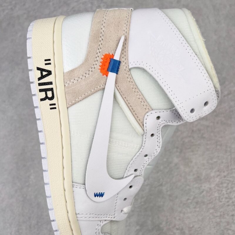 【AT3099】Off-White × Nike Air Jordan 1 Retro High "White" オフホワイト × ナイキ エアジョーダン 1 レトロ ハイ「ホワイト」AQ0818-100