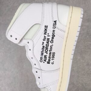 【AT3099】Off-White × Nike Air Jordan 1 Retro High "White" オフホワイト × ナイキ エアジョーダン 1 レトロ ハイ「ホワイト」AQ0818-100