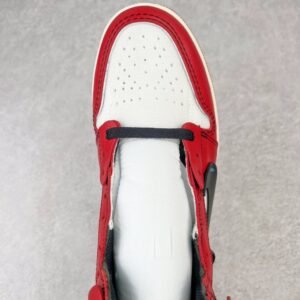 【AT3100】Off-White NIKE Air Jordan 1 Retro High The Ten Chicagoコラボオフホワイトシカゴジョーダン1スニーカーAA3834-101ナイキオフホワイト