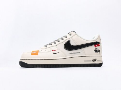 【AT3125】Stussy x Nike ステューシー×ナイキNIKE AIR FORCE 1‘07 エアフォース1ローカットクラシックカジュアルスポーツシューズ。柔軟で弾力性に富んだクッショニングと優れたミッドソールデザイン、レトロとモダンの融合した外観が、30年以上にわたり世界中で人気を博しているForce 1を生み出しています。