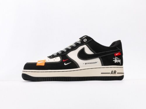 【AT3137】Stussy x Nike Nike AIR FORCE 1‘07 エアフォース1 ローカットスニーカー。柔らかく、弾力があり、優れたクッション性能と中底のデザインが特長で、レトロとモダンが融合した外観が世界中で30年以上にわたって人気を博しています。