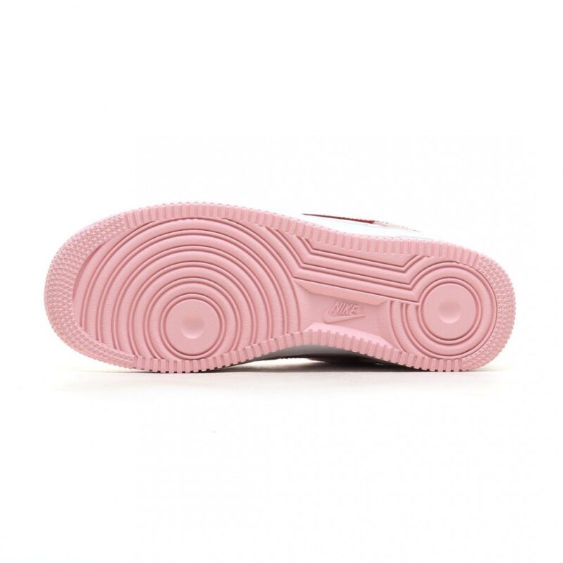 【AT3147】Nike Air Force 1 '07 QS "Valentine's Day" ピンク バレンタインデー エアフォース1号 フルレングスのハニカムエアクッション