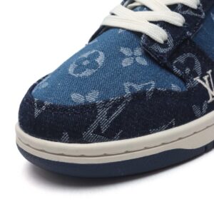 【AT3185】LV x Nike Nike Dunk Low Retro ナイキ ダンク ロー レトロ スポーツシューズ クラシック ヴィンテージ パーカー 靴 ルイヴィトン ネーム。