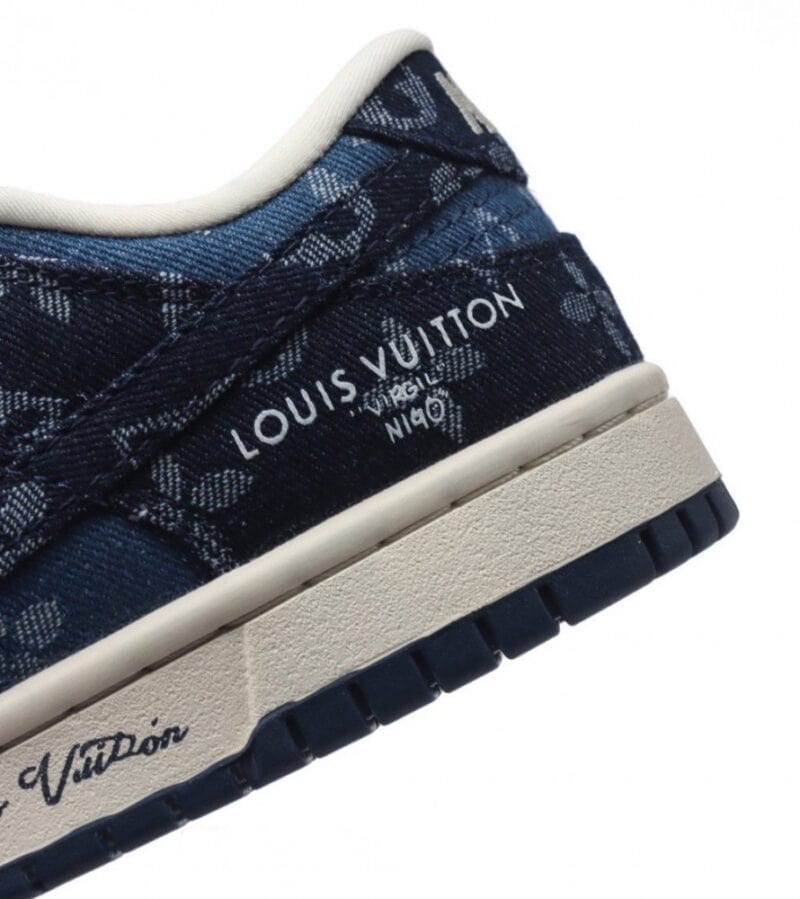 【AT3185】LV x Nike Nike Dunk Low Retro ナイキ ダンク ロー レトロ スポーツシューズ クラシック ヴィンテージ パーカー 靴 ルイヴィトン ネーム。