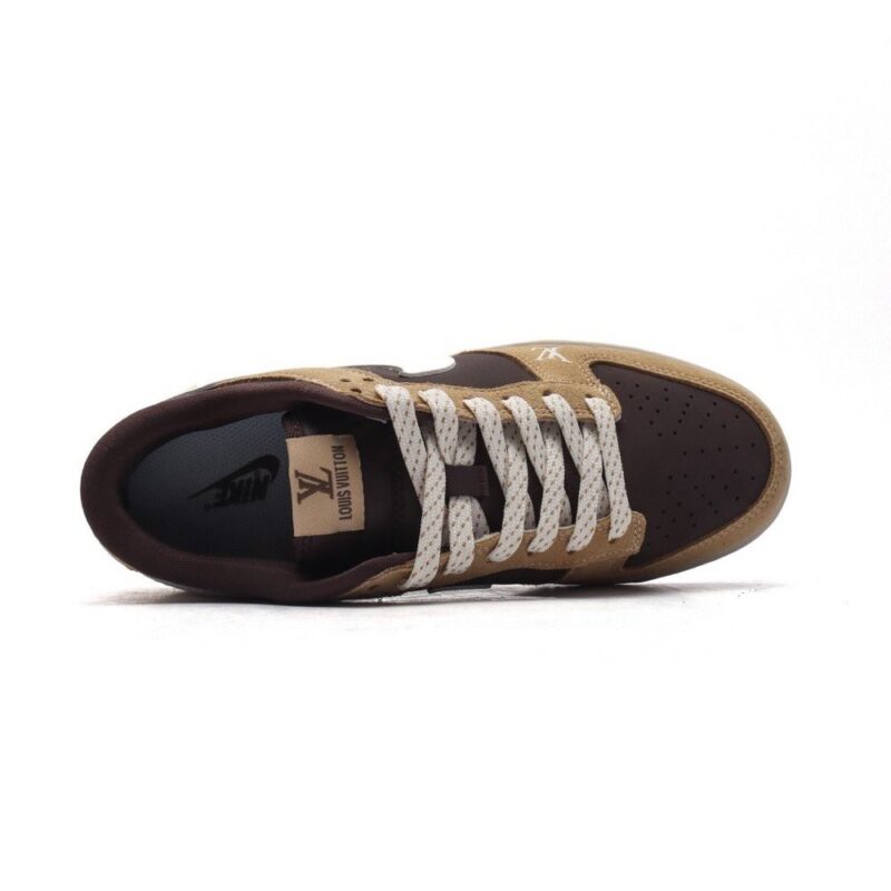 【AT3186】LV x Nike Nike Dunk Low Retro スポーツシューズ クラシックなレトロボードシューズ ルイ・ヴィトン コラボ.